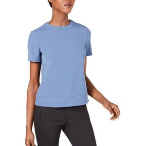 Anne Klein Blue shirt with Button Details